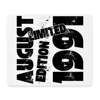 AUGUST 1991 LIMITIERTE AUFLAGE - Mousepad (Querformat) - Weiß - Vorne