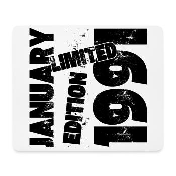 JANUAR 1991 LIMITIERTE AUFLAGE - Mousepad (Querformat) - Weiß - Vorne