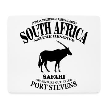 Afrique du Sud - Antilope - Tapis de souris (format paysage) - blanc - Devant
