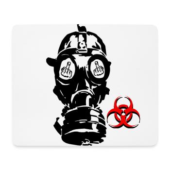 fuck the virus - Mouse Pad (horizontal) - white - Front