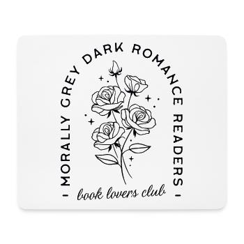 Dark romance livres aesthetic - Tapis de souris (format paysage) - blanc - Devant
