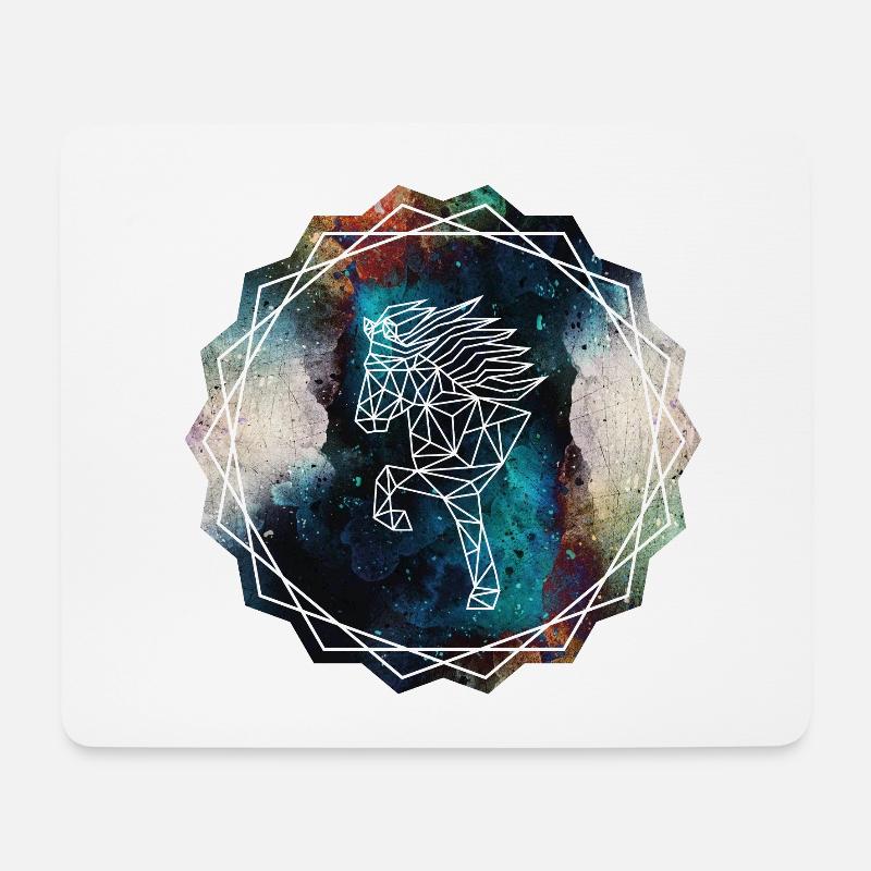 Tölter "Geogalaxy2" - Mousepad (Querformat) - Weiß