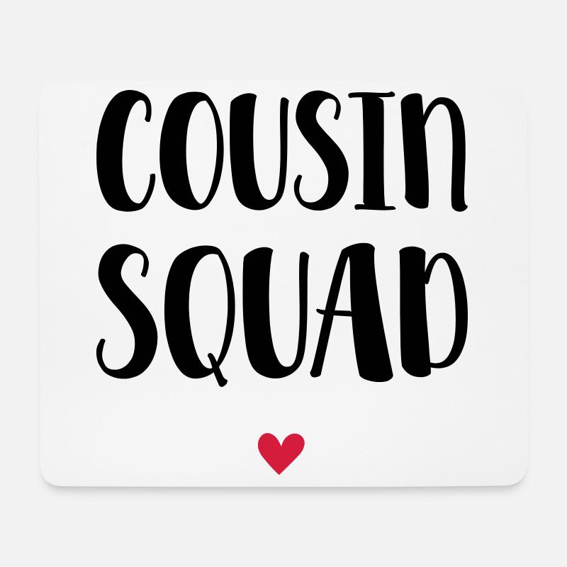 Cousin Squad / Cousin Crew / Cousinen - Mousepad (Querformat) - Weiß