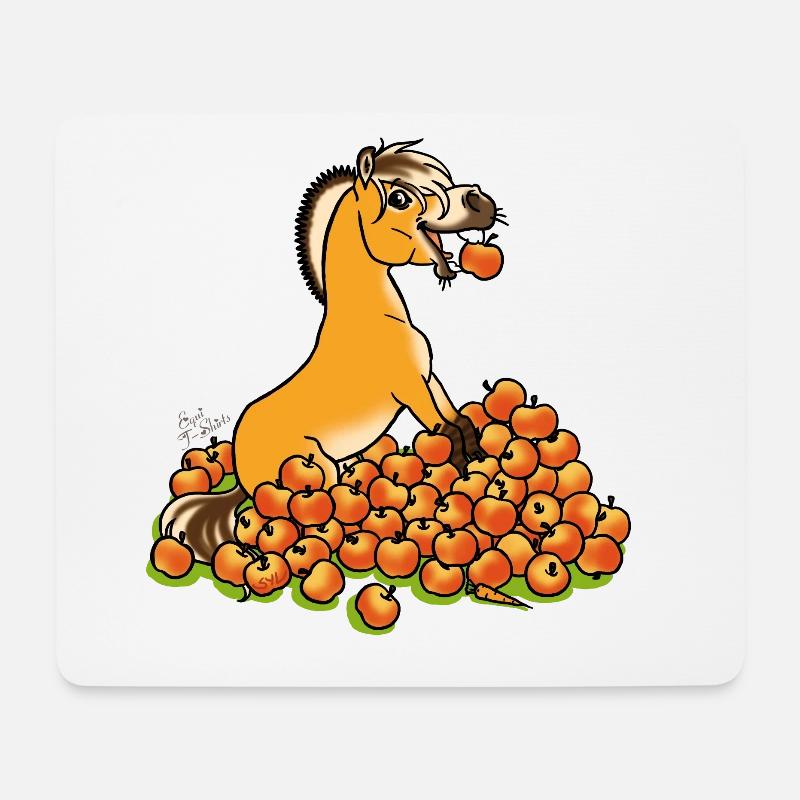 Fjord Apfel! - Mousepad (Querformat) - Weiß