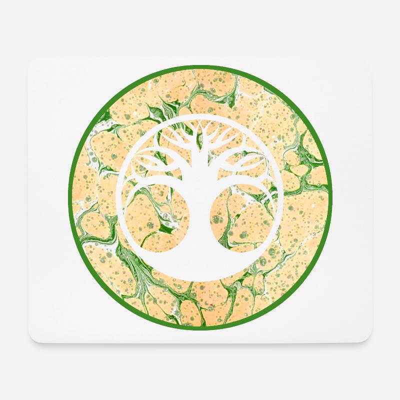 yggdrasil e 1 - Mousepad (Querformat) - Weiß