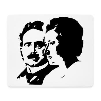 Luxemburg Liebknecht - Mousepad (Querformat) - Weiß - Vorne