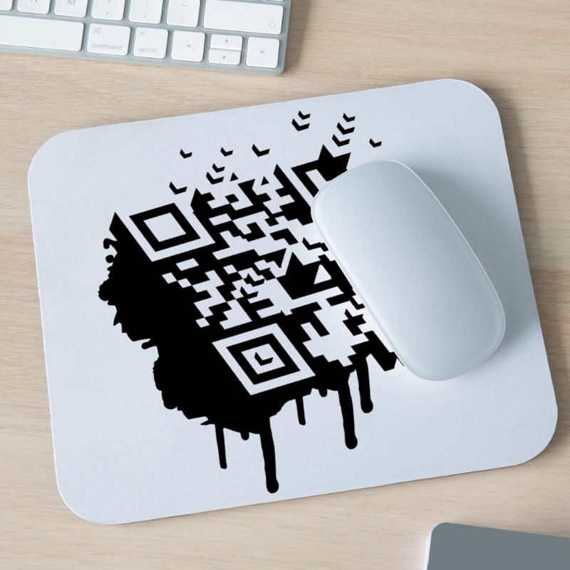 A 3D bar code as a graffiti Mouse Pad (horizontal)