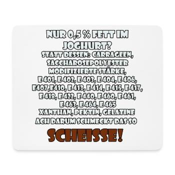 Die Lebensmittel Industrie trickst wo es nur geht - Mousepad (Querformat) - Weiß - Vorne