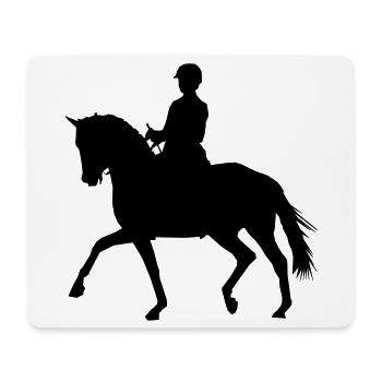 Horses, horse, riding, pony, cowboy, trot, Gallop - Mouse Pad (horizontal) - white - Front