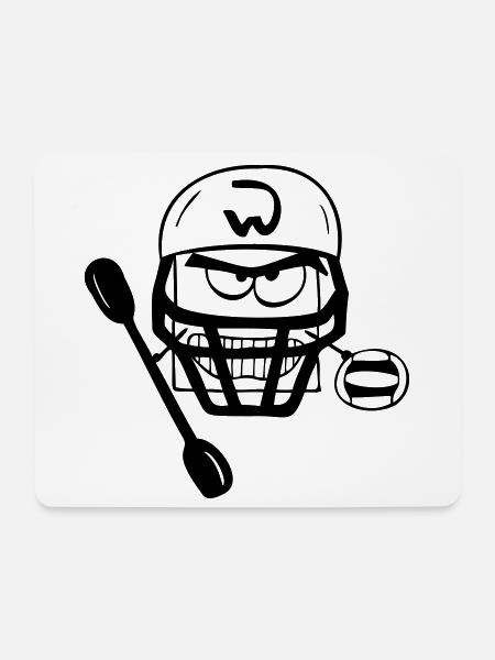 cooler Kanupolo Spieler für Shirts, Hoodies & mehr - Mousepad (Querformat) - Weiß