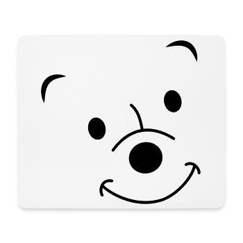 Laughing bear - Mouse Pad (horizontal) - white - Front