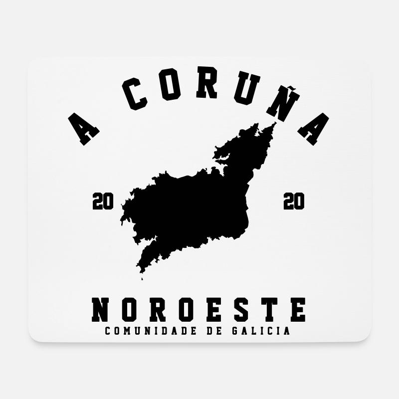 A CORUÑA - Mouse Pad (horizontal) - white