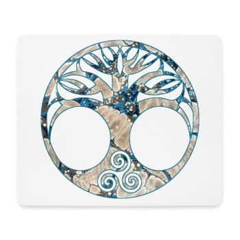 yggdrasil e 242 - Mousepad (Querformat) - Weiß - Vorne