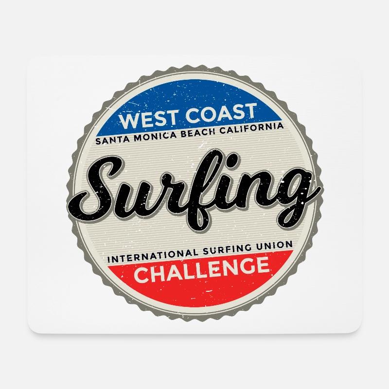 Surfing - Mouse Pad (horizontal) - white