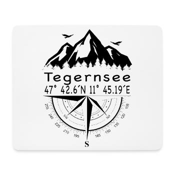 Tegernsee - Mousepad (Querformat) - Weiß - Vorne