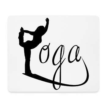 yoga - Mouse Pad (horizontal) - white - Front