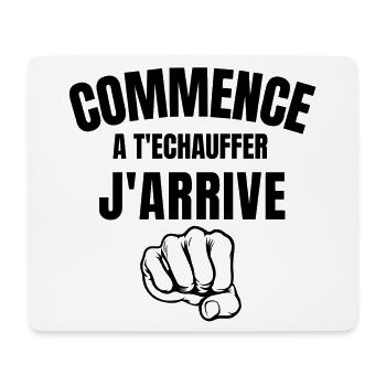 bagarre, se bagarrer, bagarreur, faire la bagarre - Tapis de souris (format paysage) - blanc - Devant