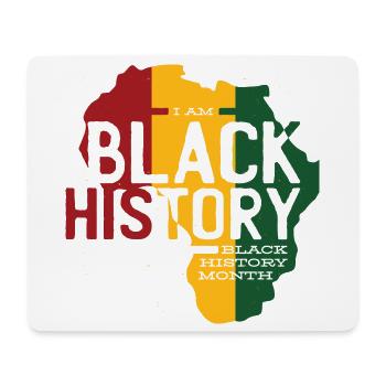Afrika Farben Black History - Mousepad (Querformat) - Weiß - Vorne