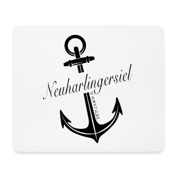 Neuharlingersiel - Mousepad (Querformat) - Weiß - Vorne