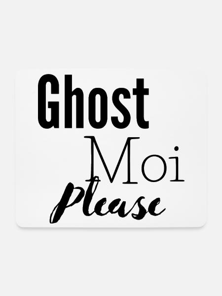 Geist - Mousepad (Querformat) - Weiß
