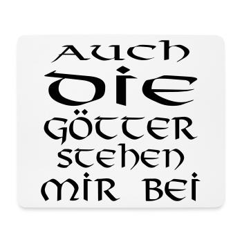 auch die götter stehen II - Mousepad (Querformat) - Weiß - Vorne