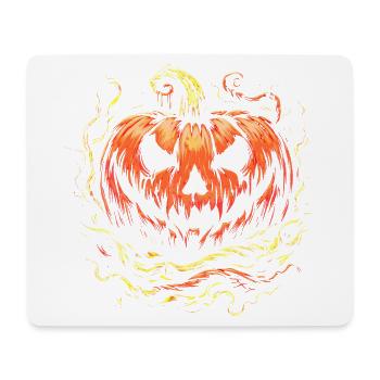 Halloween pumpkin - Mouse Pad (horizontal) - white - Front