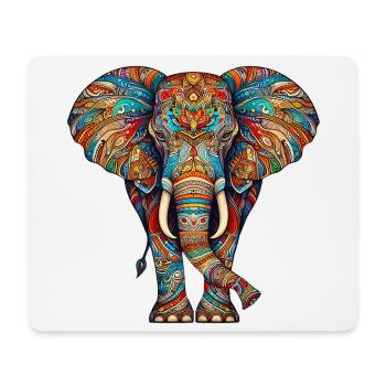 Elephant - Mouse Pad (horizontal) - white - Front