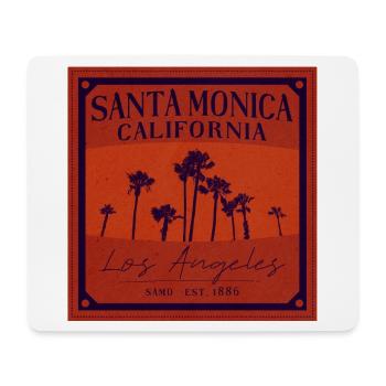 Santa Monica Vintage Design – LA Vibes - Mousepad (Querformat) - Weiß - Vorne