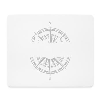Skyline Essen - Mousepad (Querformat) - Weiß - Vorne