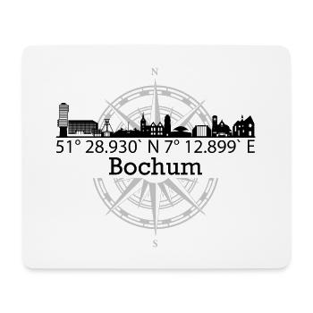 Skyline Bochum - Mousepad (Querformat) - Weiß - Vorne