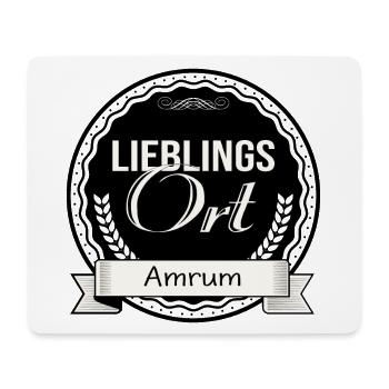 Lieblingsort Amrum - Mousepad (Querformat) - Weiß - Vorne