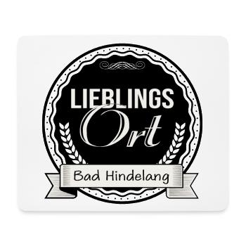 Lieblingsort Bad Hindelang - Mousepad (Querformat) - Weiß - Vorne