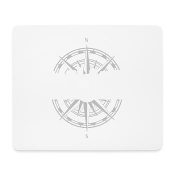 Koordinaten Cottbus - Mousepad (Querformat) - Weiß - Vorne