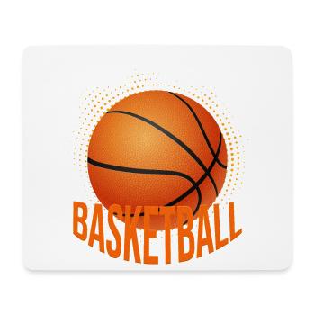Basketball - Mousepad (Querformat) - Weiß - Vorne