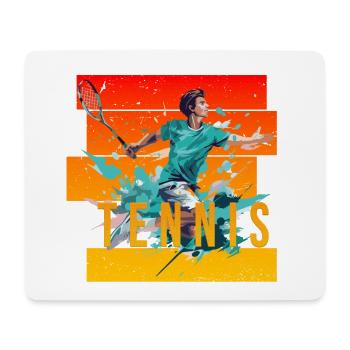 Tennis - Mousepad (Querformat) - Weiß - Vorne
