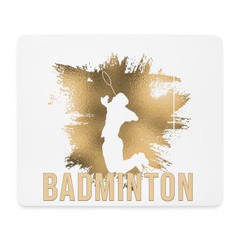Badminton - Mousepad (Querformat) - Weiß - Vorne