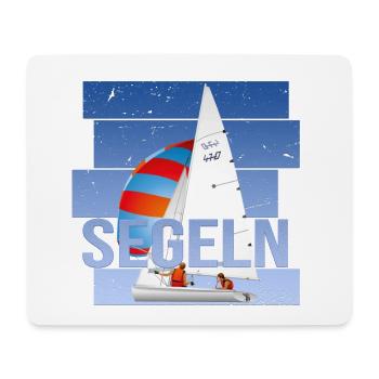 Segeln- Segelsport - Mousepad (Querformat) - Weiß - Vorne