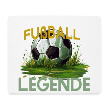 Fußball Legende - Mousepad (Querformat) - Weiß - Vorne