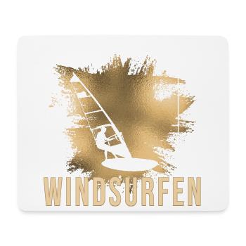Windsurfen - Surfen - Mousepad (Querformat) - Weiß - Vorne