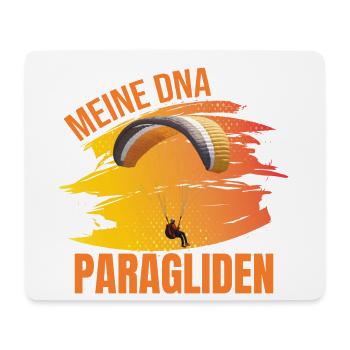 Meine DNA - Paragliden - Mousepad (Querformat) - Weiß - Vorne