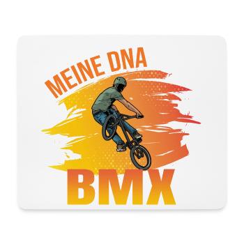 Meine DNA - BMX - Mousepad (Querformat) - Weiß - Vorne