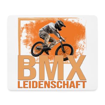 BMX Leidenschaft - Mousepad (Querformat) - Weiß - Vorne