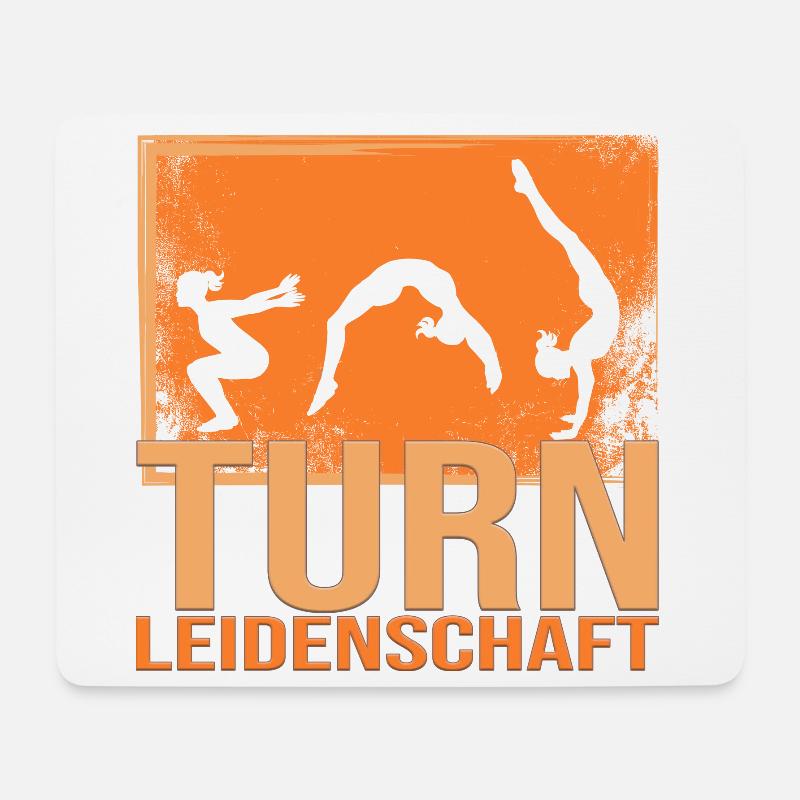 Turn Leidenschaft - Mousepad (Querformat) - Weiß