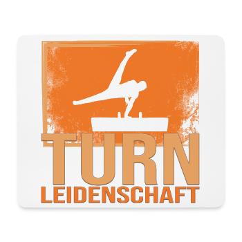Turn Leidenschaft - Mousepad (Querformat) - Weiß - Vorne
