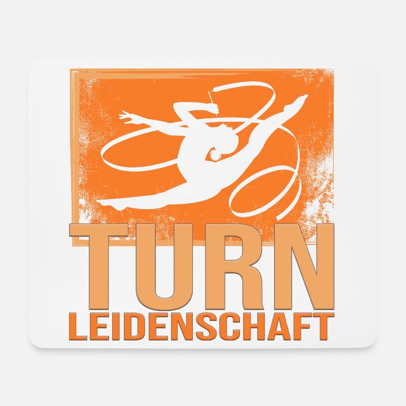 Turn Leidenschaft - Mousepad (Querformat) - Weiß