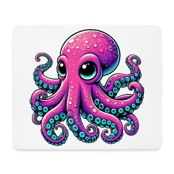 Krake - Mousepad (Querformat) - Weiß - Vorne