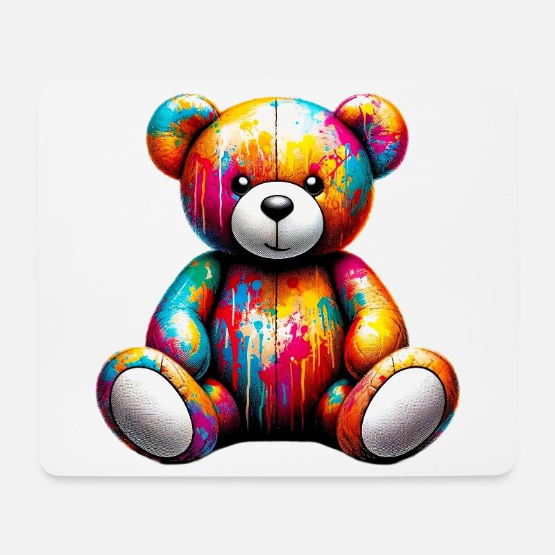 Orso orsacchiotto Teddybär - Mousepad (Querformat) - Weiß