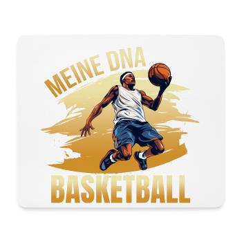 Meine DNA - Basketball - Mousepad (Querformat) - Weiß - Vorne