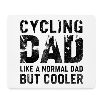 Bicycle Saying Dad Mountain Bike Cycling - Mouse Pad (horizontal) - white - Front