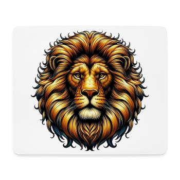 Lion - Mouse Pad (horizontal) - white - Front